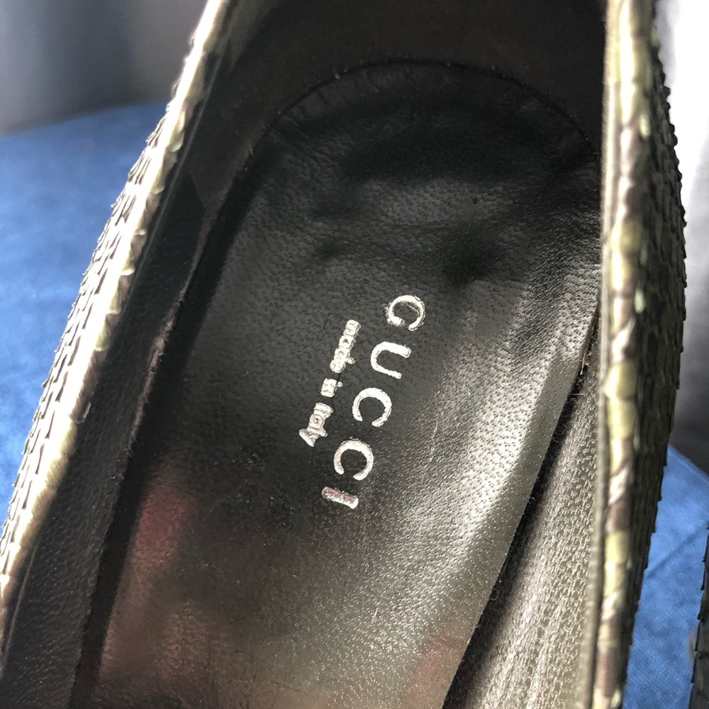 Gucci Python Snakeskin Heels - Picture 6 of 7